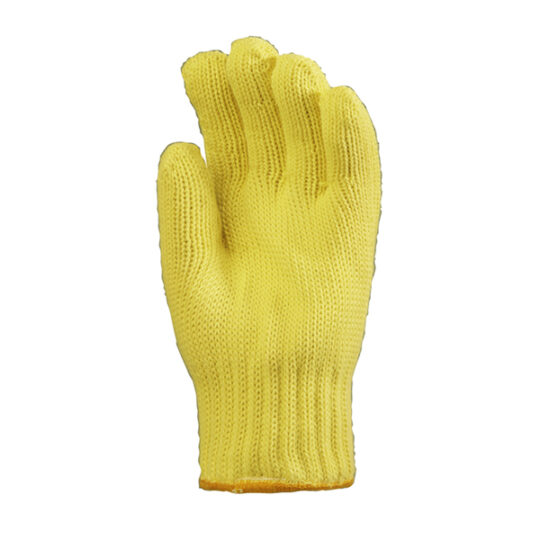Gant anti-coupure kevlar 5 doigts tricoté lourd en fibre DuPont KEVLAR, doublure coton épais, isolation thermique 250°C
