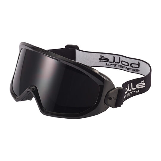 SUPERBLAST protective mask - Ventilated black PVC frame - Hardened PC welding lens shade 5